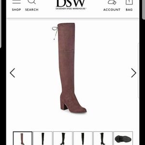 Unisa womens over knee suede boots 9